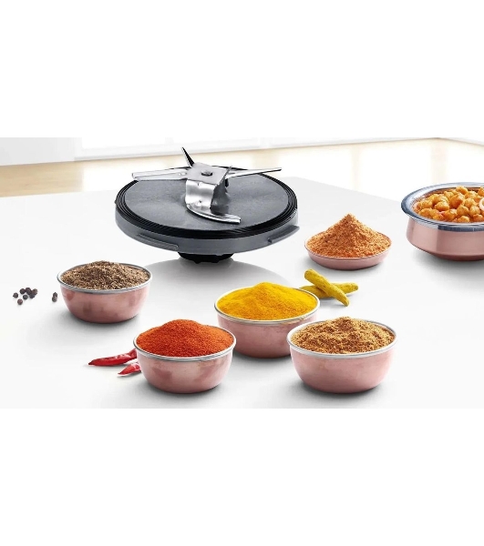 Кухонный комбайн Bosch MCM3501M 800 Вт, Скорости: 2, Блендер 1 л, Чаша 2.3 л, черный/серебристый