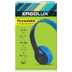 Беспроводные/проводные наушники Ergolux ELX-BTHP01-C06 синий, накладные, Bluetooth + проводной, до 8 ч, фото2