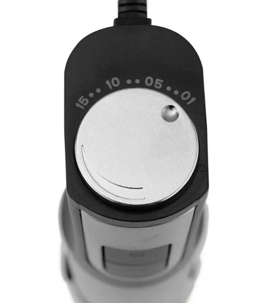 Блендер погружной Centek CT-1312 черный/серебристый, 1500 Вт, 15 скоростей, турбо