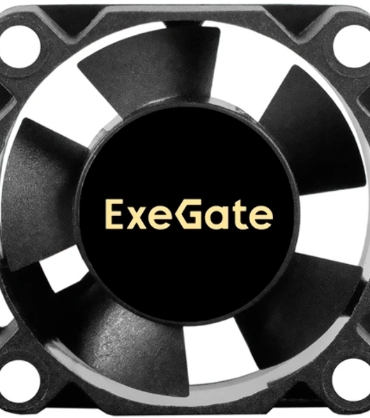 Вентилятор корпусной ExeGate ExtraSilent ES03010S2P-5, 30 мм, 8000 об/мин, 18 дБ, 2-pin, без подсветки