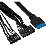 Компьютерный корпус Miditower ExeGate XP-333U-UNS500 (ATX, БП UNS500 с вент. 12см, 1хUSB/2хUSB 3.0, аудио, черный), фото2