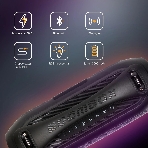 Колонка портативная Digma D-PS1530 черный/черный 50W 2.1 BT 10м 3000mAh, фото3