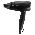 Фен GA.MA GH0201 EOLIC MINI CX черный, 1600 Вт, компактный, ионизация, фото 1