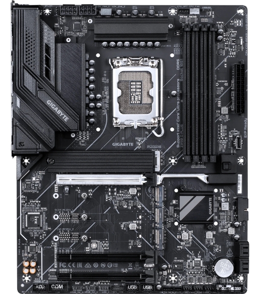 Материнская плата Gigabyte Z890 D PLUS, LGA 1851, Intel Z890, 4xDDR5, 4xSATA, 4xM.2, 1xPCIe 5.0 x16, 2xPCIe 4.0 x16, 1xDP, 1x2.5Gb LAN, 1xUSB-C 10Gbps, 1xUSB-A 10Gbps, 4xUSB-A 5Gbps, 4xUSB-A 2.0, 3x3.5 мм, 7.1, чёрный, ATX