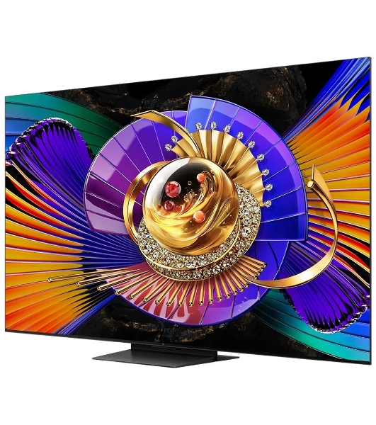 Телевизор TCL 75' 75C7L черный SQD-Mini QLED UHD 144Hz Smart TV Google TV 3GB/64GB