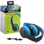 Беспроводные/проводные наушники Ergolux ELX-BTHP01-C06 синий, накладные, Bluetooth + проводной, до 8 ч, фото3