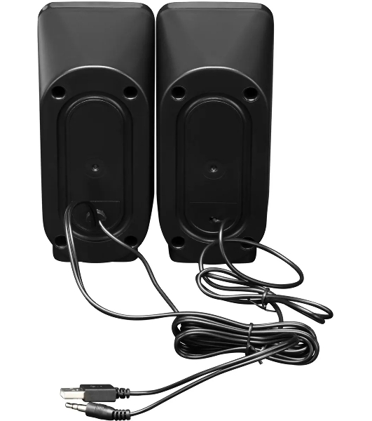 Акустическая система Оклик OK-120U 2.0 черный 6Вт