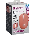Мышь беспроводная Defender Smart MM-396 красный, 1600 dpi, радиоканал, Bluetooth, USB, кнопки - 3, фото4