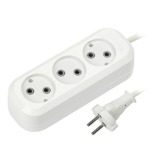 Удлинитель бытовой Smartbuy (SBE-10-3-1.5-N) 3 гнз х 1,5 м (10А/2.2 кВт, ПВС 2х1.0)