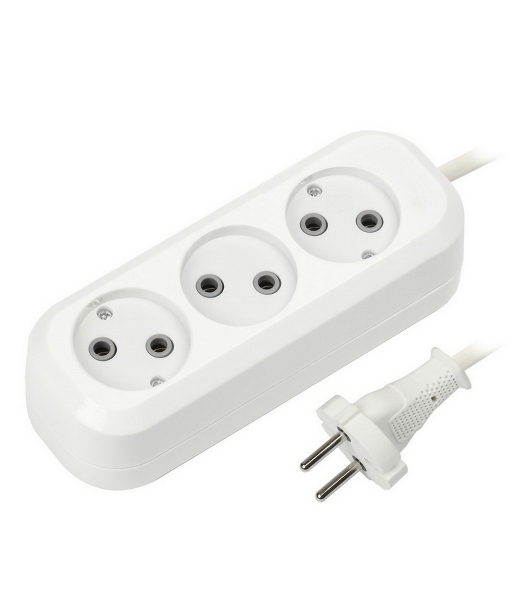 Удлинитель бытовой Smartbuy (SBE-10-3-1.5-N) 3 гнз х 1,5 м (10А/2.2 кВт, ПВС 2х1.0)