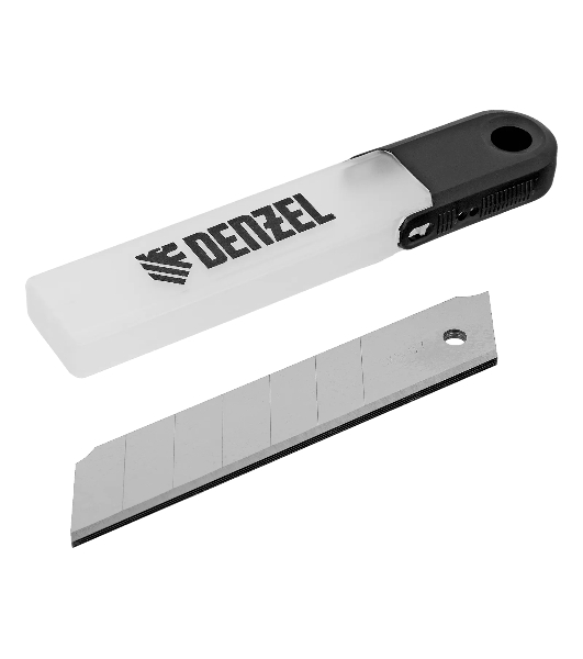 Лезвия Denzel 25 мм, сталь SK5 - 0,7 мм, 5 шт.