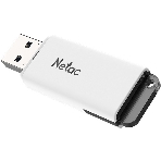 Флешка USB Netac U185 белый USB 3.0 Flash 32Gb, NT03U185N-032G-32WH, LED индикатор, фото3