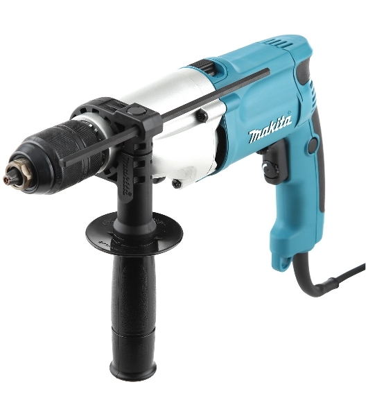 Дрель-шуруповерт Makita HP2051 Дрель уд, 720Вт,БЗП-13мм,0-1200\2900об\м,2.3кг,чем,мет редуктор