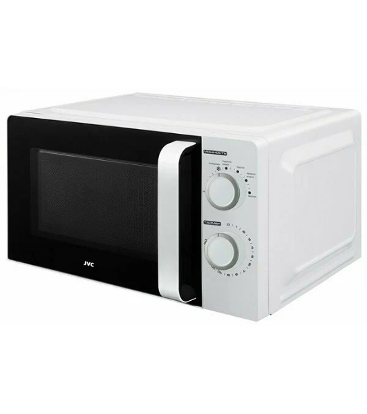 Микроволновая печь JVC JK-MW120M белый, 20 л, 700 Вт, переключатели - поворотный механизм