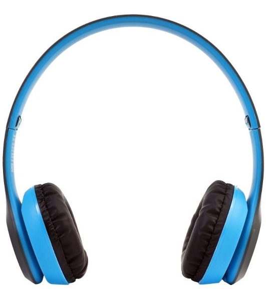 Беспроводные/проводные наушники Ergolux ELX-BTHP01-C06 синий, накладные, Bluetooth + проводной, до 8 ч