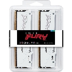 Оперативная память Kingston Fury Beast, DDR5, 32Gb (2x16Gb), 6000MHz, CL36, DIMM, с радиаторами, RGB, белый, фото2