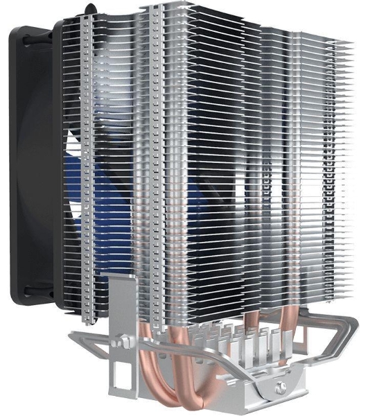 Кулер для процессора PcCooler S93 V2 Soc-AM5/AM4/1200/1700/1851 черный 3-pin 26.4dB Al+Cu 100W Ret (R3-I210WBKNXX-GL)