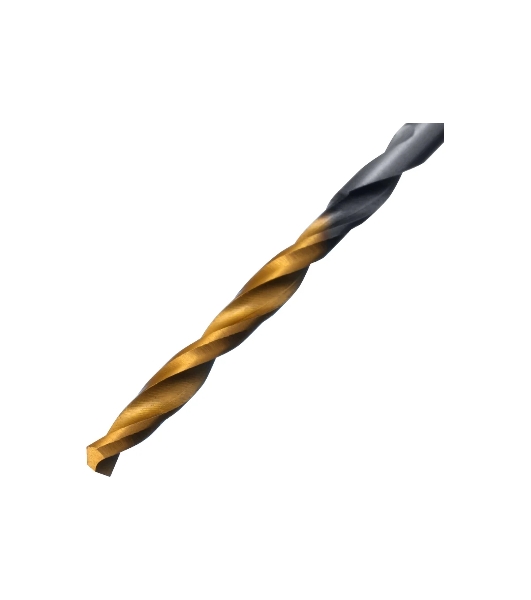 Сверло спиральное по металлу Denzel 2 x 49мм, Р6М5, Golden Tip, 2 шт.
