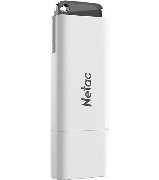 Флешка USB Netac U185 белый USB 3.0 Flash 32Gb, NT03U185N-032G-32WH, LED индикатор