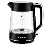 Электрочайник BRAYER BR6102 черный, 1.7 л, 2200 Вт, скрытый нагревательный элемент, фото 1