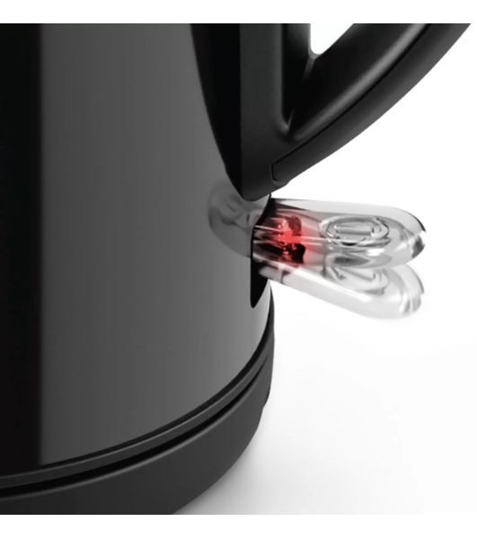 Электрочайник Bosch TWK3P423 черный, 1.7 л, 2400 Вт, скрытый нагревательный элемент