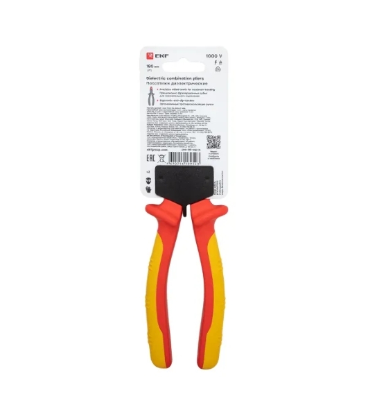 Пассатижи EKF pas-180-exp-in 180 мм Expert 1000В PROxima