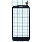 Сенсорное стекло (тачскрин) для Alcatel Pop S7 7045Y, черное, фото 1