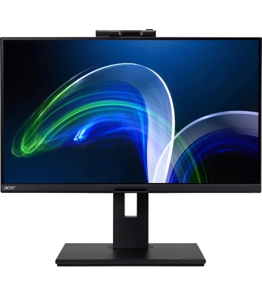 Монитор 27' Acer B278Kbemiqprcuzx IPS 3840x2160, 60 Гц, 4 мс, 16:9, 350 кд/м², 1xHDMI, 1xDP, 1xUSB, 1xUSB-C, LAN, динамики, камера, черный