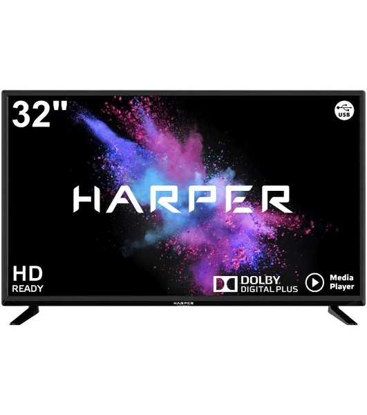 Телевизор Harper 32' 32R690T черный LED HD 60Hz