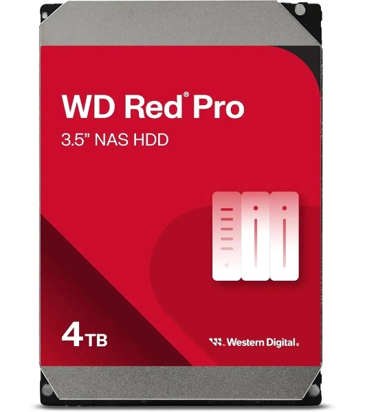 Жесткий диск WD Red Pro WD4005FFBX, 4ТБ, HDD, SATA III, 3.5'
