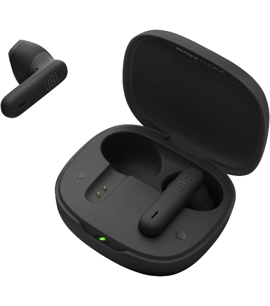 Наушники TWS JBL Wave Flex 2 черный, вкладыши, Bluetooth