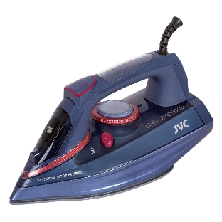 Утюг JVC JRI01 синий, 2400 Вт, 20 г/мин, 120 г/мин, 300 мл