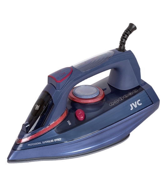 Утюг JVC JRI01 синий, 2400 Вт, 20 г/мин, 120 г/мин, 300 мл