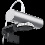 Веб-камера Logitech Brio MX 4K 3840x2160, 30 кадр/с, USB Type-C, микрофон (2 шт, шумоподавление), автоматическая фокусировка, автоосвещение, HDR, шторка приватности, универсальное крепление, светло-серый, фото4