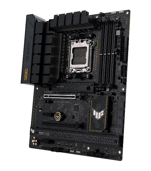 Материнская плата ASUS TUF GAMING B650-PLUS WIFI, AM5, AMD B650, 4xDDR5, 4xSATA, 3xM.2, 1xPCI-E 4.0 x16, 1xPCI-E 4.0 x4, 2xPCI-E x1, 1xHDMI, 1xDP, 1x 2.5Gb LAN, 2xUSB-A 3.2 Gen 2, 4xUSB-A 2.0, 1xUSB-C 3.2 Gen 2, 5x3.5 мм, 7.1, ATX