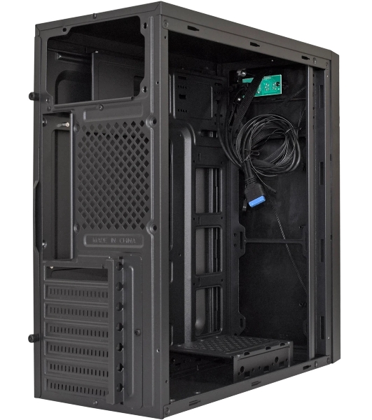 Компьютерный корпус Miditower ExeGate XP-333U-UNS500 (ATX, БП UNS500 с вент. 12см, 1хUSB/2хUSB 3.0, аудио, черный)