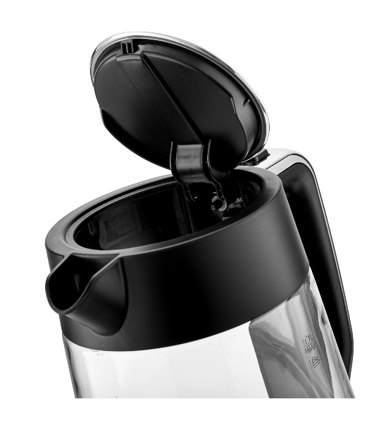 Электрочайник BRAYER BR6102 черный, 1.7 л, 2200 Вт, скрытый нагревательный элемент