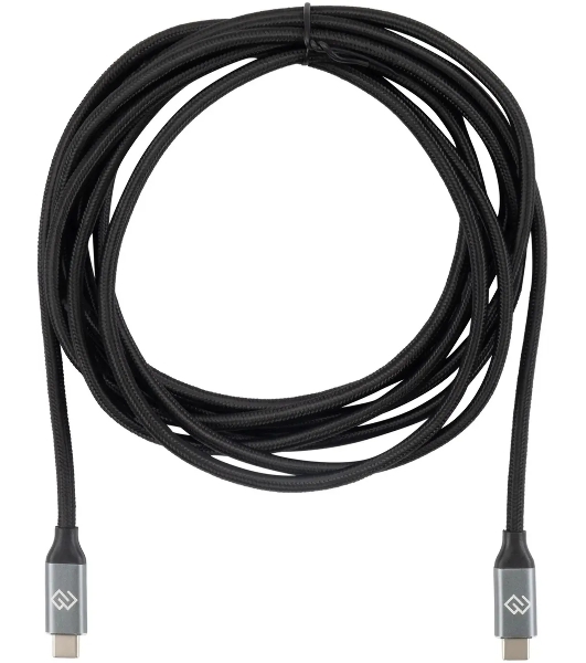 Кабель Digma D-Type-C-USB3.2-3m D-TYPE-C-USB3.2-100W-4K-3M 3м черный