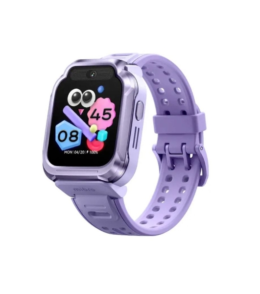 Детские умные часы Mibro S1, 1.68' TFT, 4G, Bluetooth 4.2/Wi-Fi/GPS, 2ATM/WR20, фиолетовый