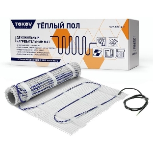 Комплект 'Теплый пол' (мат) 150Вт/кв.м 6кв.м TOKOV ELECTRIC TKE-MAT150-900-6