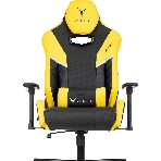 Кресло игровое Knight Thunder 5X черный/желтый эко.кожа крестов. металл, фото10