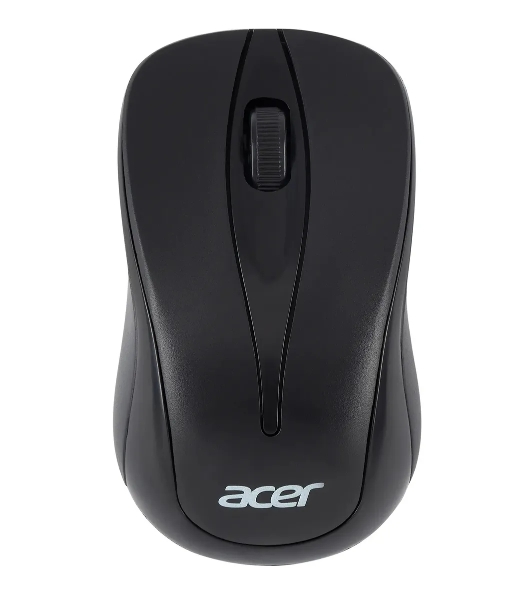 Мышь беспроводная Acer OMR131 черный, 1000 dpi, радиоканал, USB, кнопки - 3