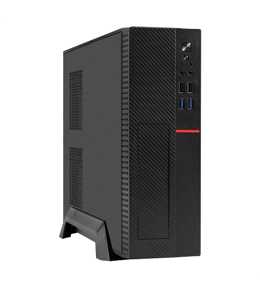 Компьютерный корпус Desktop ExeGate MI-307U2 (mini-ITX/mATX, без БП, 2хUSB+2хUSB 3.0, HD аудио, черный)