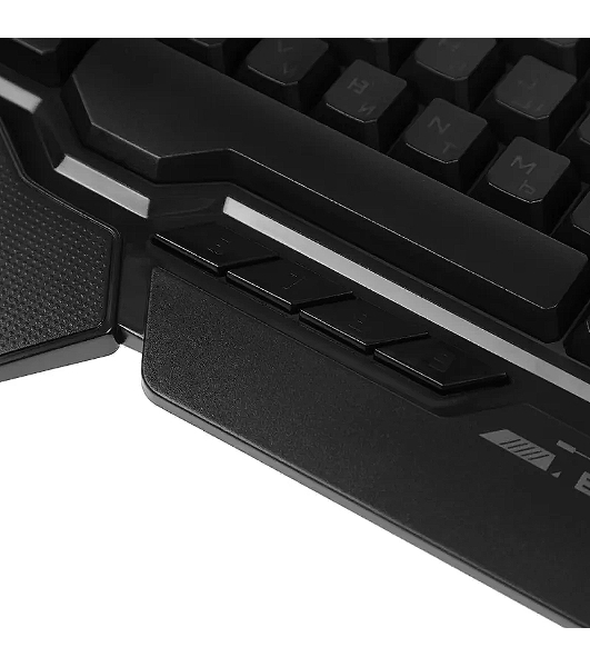 Клавиатура проводная A4Tech Bloody B310N черный USB Multimedia for gamer LED (подставка для запястий) (B310N)