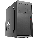 Компьютерный корпус с блоком питания 450Вт. Case Foxline FL-702, mATX, 1x5.25EXT, 1x3.5EXT, 2x3.5INT, 2xUSB 2.0, HDA, w/o FAN, w/450W ATX PSU, w/1.2m EU pwr cord, фото 1