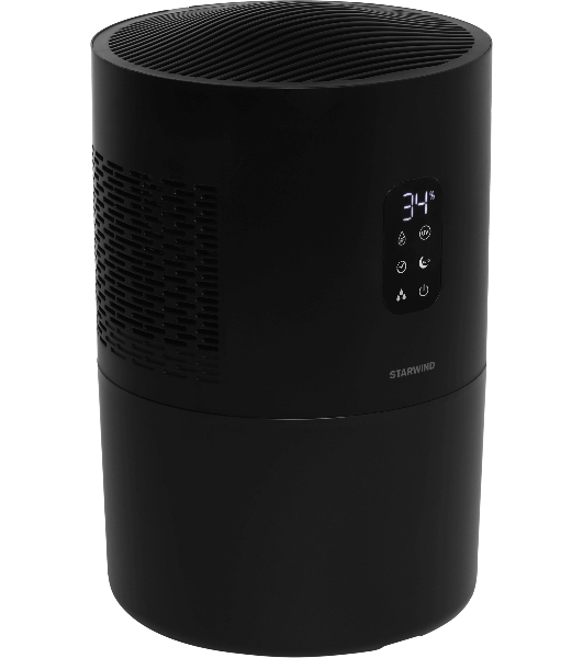 Мойка воздуха Starwind SAW5530 черный, 40 м², 4.5 л, фильтрация, ароматизация