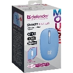 Мышь беспроводная Defender Smart MM-396 синий, 1600 dpi, радиоканал, Bluetooth, USB, кнопки - 3, фото4