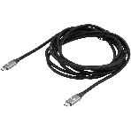 Кабель Digma D-Type-C-USB3.2-3m D-TYPE-C-USB3.2-100W-4K-3M 3м черный, фото3