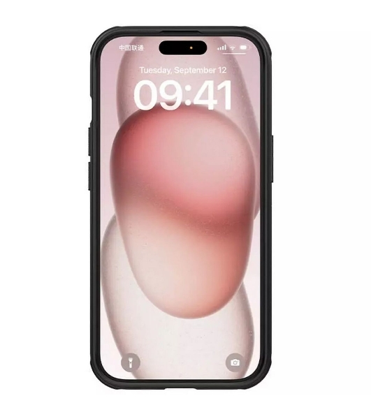 Чехол Super Frosted Shield Pro, черный, (AP IP15 Pro Max)