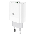 Сетевое зарядное устройство HOCO C80A Rapido 1xUSB + 1xUSB-C, 3.1A, 20W, белый, фото9